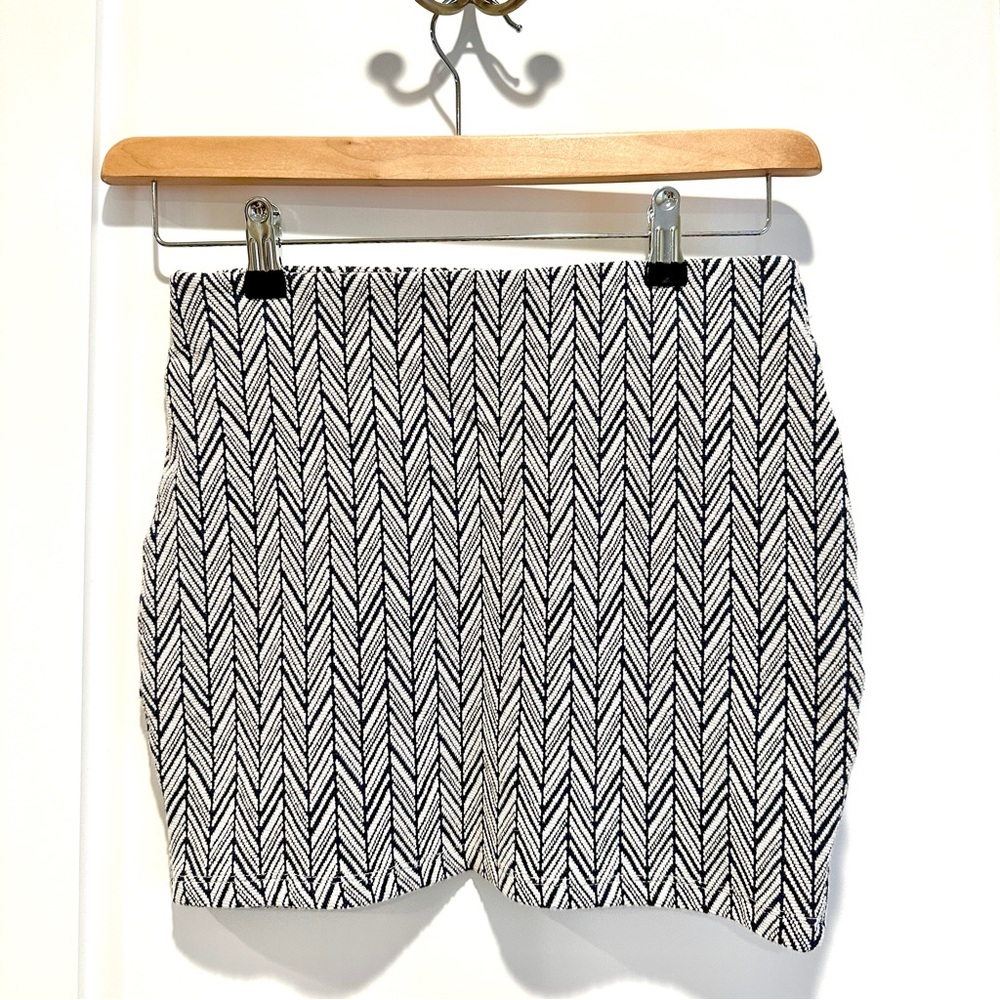 Navy Mini Pencil Skirt
